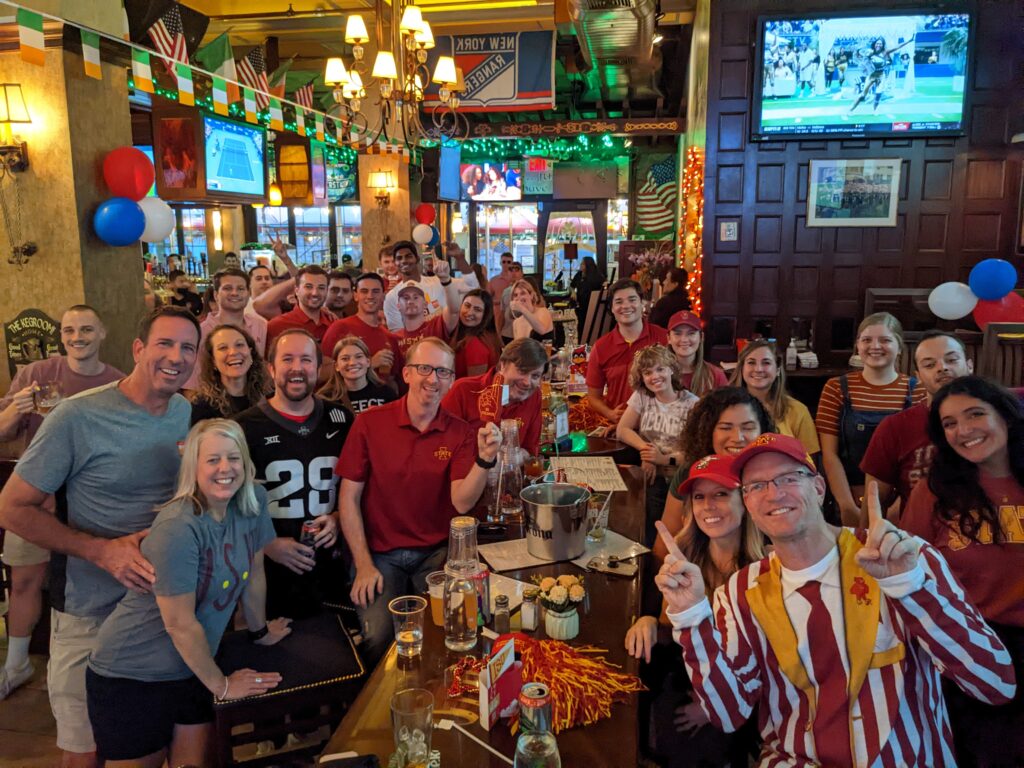 The Keg Room Iowa State New York City. Photo credit Iowa State Alumni NYC scaled